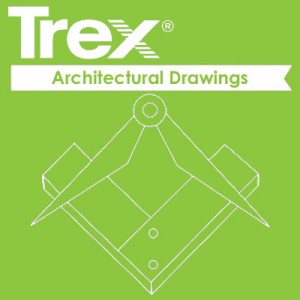 Trex composite fence architectural drawings