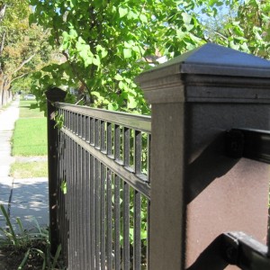Trex Seclusions Composite Privacy Fencing Ornamental Iron Fencing