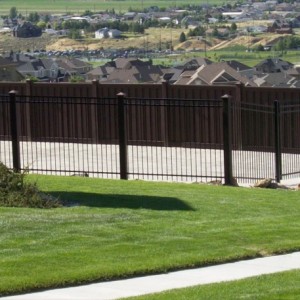 Trex Seclusions Composite Privacy Fencing Ornamental Iron Fencing