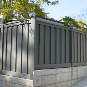 Trex Composite Fence - Winchester Grey