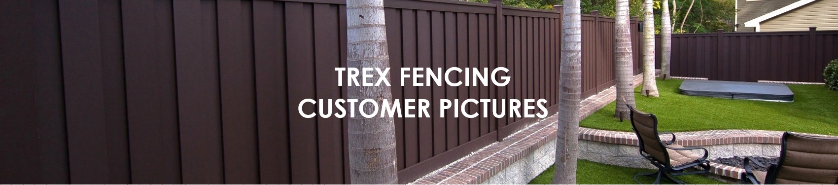 Pictures from Trex Wood Alternative Fence Customer Projects