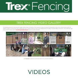 Trex Fencing Videos