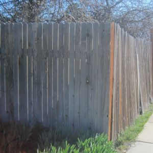 Wood fencing will rot and shrink