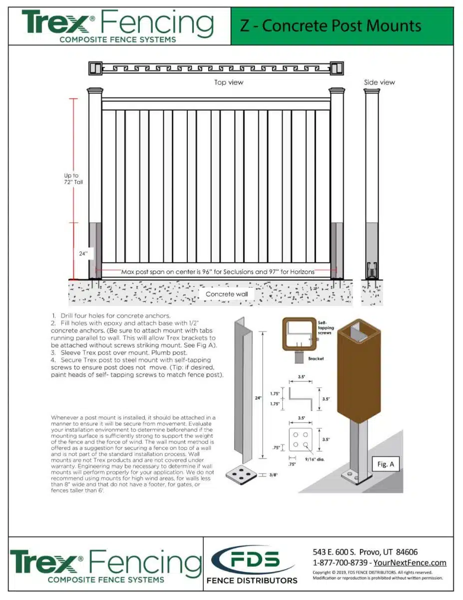 >> Trex Solitudes Fencing 6