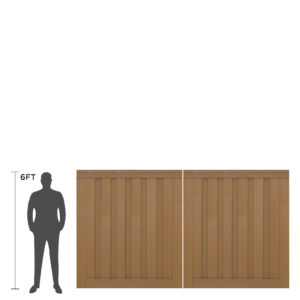 Trex Seclusions Double Gate Panel Kit - 6-ft. Tall (Large Width) 1 Trex Seclusions Double Gate Panel Kit - 6-ft. Tall (Large Width)