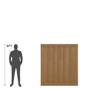 Trex Seclusions Single Gate Panel Kit - 6-ft. Tall (Large Width)