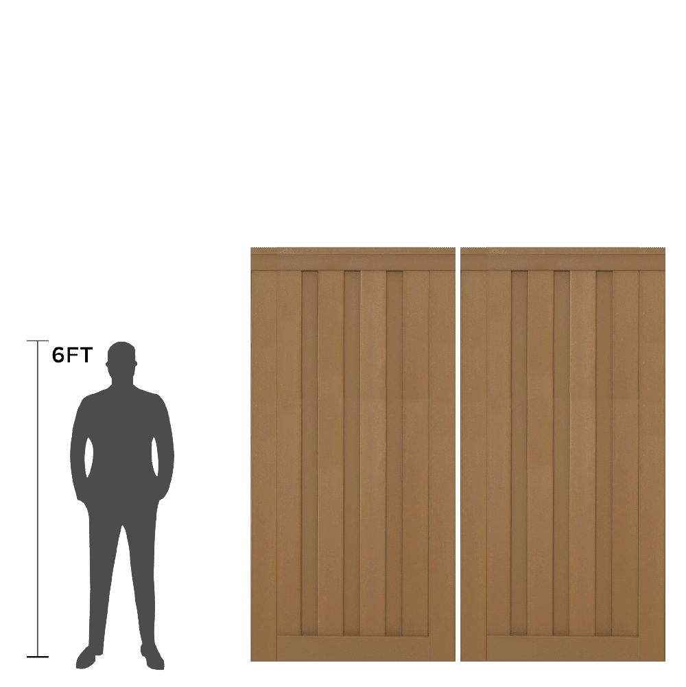 Trex Seclusions Double Gate Panel Kit - 8-ft. Tall (Standard Width) 1 Trex Seclusions Double Gate Panel Kit - 8-ft. Tall (Standard Width)