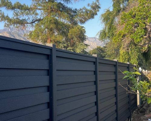 Trex Fencing – Solitudes – Charcoal Black (2)